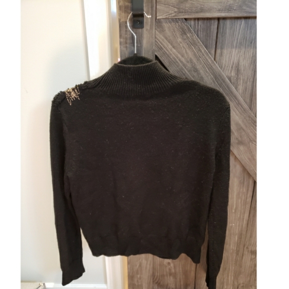 Anthropologie Knitted Knotted fete sequin sweater - Picture 4 of 13